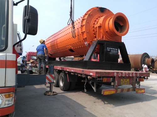 Ball mill delivery site 